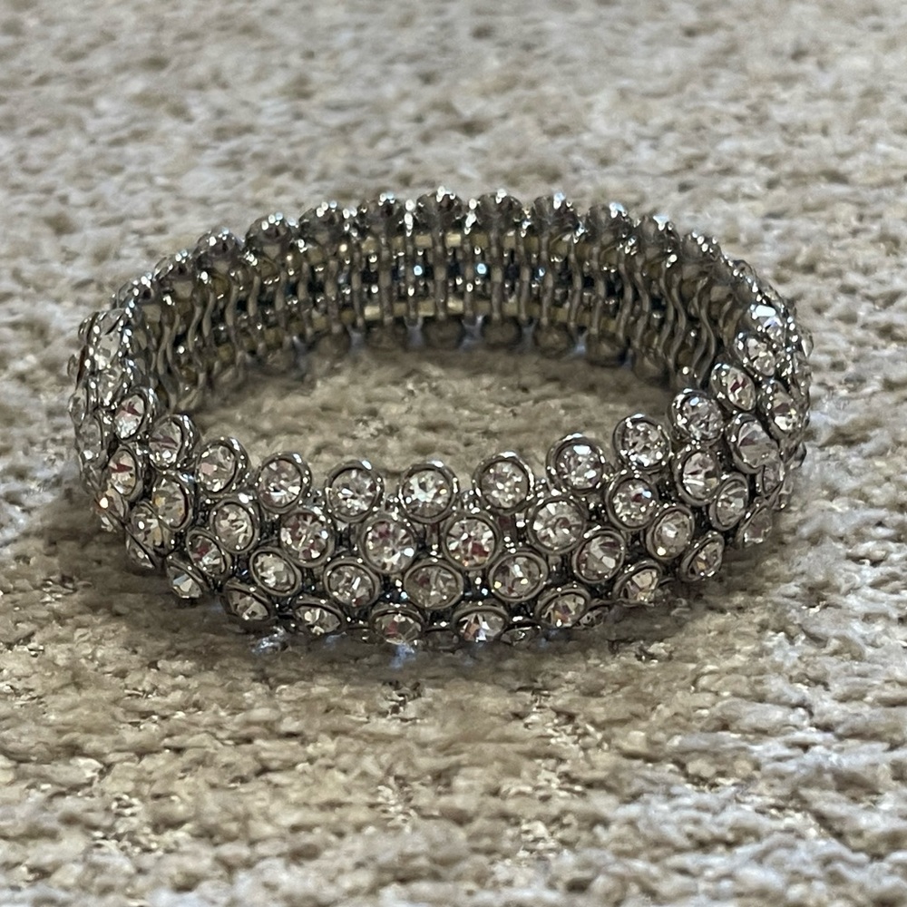 Cache Elegant Silver Crystal Bracelet - image 3
